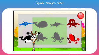 Aquatic Shapes -Kids Game screenshot 1