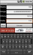 Ohms Law Calculator screenshot 0