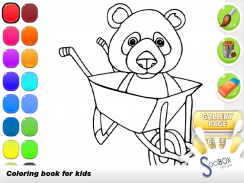 libro para colorear oso screenshot 9
