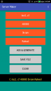 Server Maker (Cccam to cfg) screenshot 0