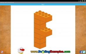Alphabet with building bricks screenshot 1