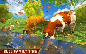 Wild Bull Family Survival Sim screenshot 15