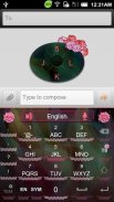 Carnation GO Keyboard  theme screenshot 3