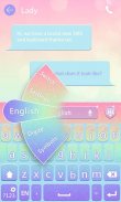 Sparkling Rainbow Keyboard screenshot 5