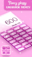 Pretty Pink Glitter Calculator screenshot 7