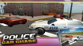 Auto della polizia Chase 3D screenshot 14