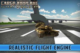 Tank Kargo Uçak Uçuş Sim screenshot 0