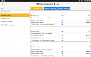 PTI Risk Assessment Tool screenshot 7