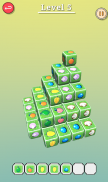 Fruit Cube Tile Match 3D screenshot 0
