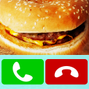 fake call burger game Icon