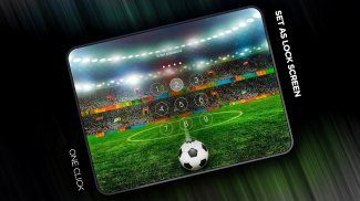 Wallpaper with football in 4K screenshot 5
