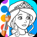 Princess Coloring Pages Icon