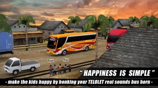 Telolet Bus Driving 3D screenshot 1
