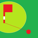 GPS Distance(Yards and Meters) for Golf Icon