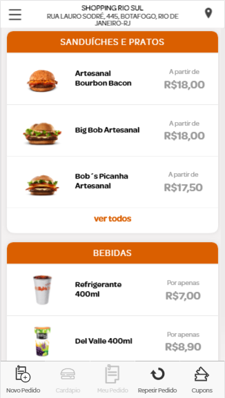 Bob's Brasil - Cupons