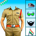 Men Police Suit Photo Editor Icon