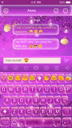 Glitter Pearl Keyboard Theme screenshot 2