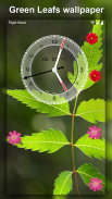 Green Leaf Live Wallpaper HD screenshot 1