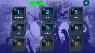 Drum Hero (Schlagzeug, Rockmusikspiel, Fliesenart) screenshot 2