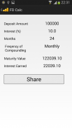 Fixed Deposit Calculator screenshot 2