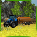 Tractor Slurry Transport 3D Icon