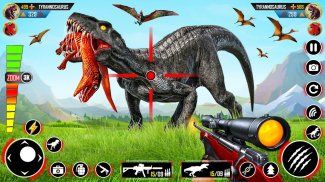 Wild Dino Hunting Gun Games screenshot 0