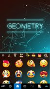 ثيم لوحة المفاتيح Geometry screenshot 2