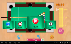 Snooker game screenshot 1