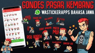 Gondes Sticker Jawa Lucu WAStickerApps screenshot 1