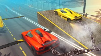 Chained Cars Against Ramp 3D screenshot 0