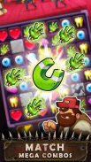 Zombie Puzzle - Match 3 RPG Puzzle Game screenshot 2