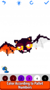 Halloween Pixel Art Coloring screenshot 2