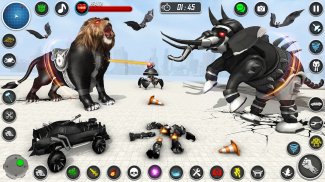 Animal Robot Game Showdown screenshot 1