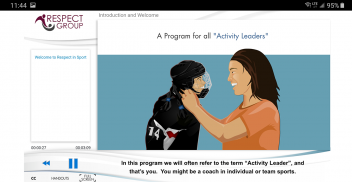 Respect Group Program Player screenshot 0