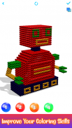 Robots Magnet World 3D - Build by Magnetic Balls screenshot 0