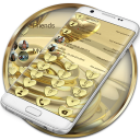 Dialer Hearts Gold Theme