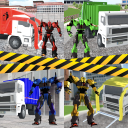 Garbage Truck Driving: Transformer Robot Cleaner Icon