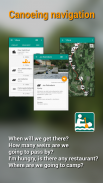 Canoeing navigation screenshot 2