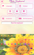 Photo Keyboard with Emoticons screenshot 5