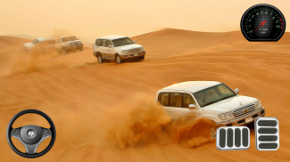 Dubai desert jeep speed drifting screenshot 2