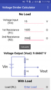 Voltage Divider Calculator screenshot 1