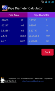 Pipe Diameter Calculator Lite screenshot 7