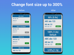 Big Font: Enlarge font screenshot 2