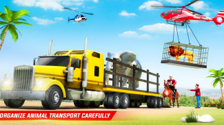 Granja Animal Transporte Camión Conducción Juegos screenshot 0
