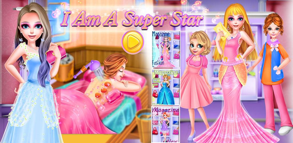 Am a super star. Игры для девочек Princess Hairstyle. Manage your Dress up shop.