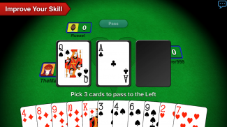 Hearts + Classic Card Game screenshot 2