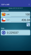 Chile Peso x Sri Lanka Rupee screenshot 1