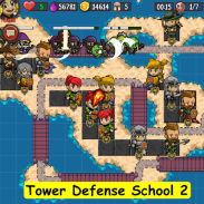 Tower Defense School 2: TD Campaign PVP screenshot 3