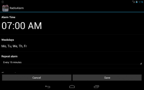 Alarm Clock Radio FREE screenshot 1