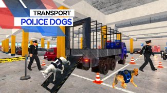 US Police Dog Transport: Multi Level Parking Game screenshot 3
